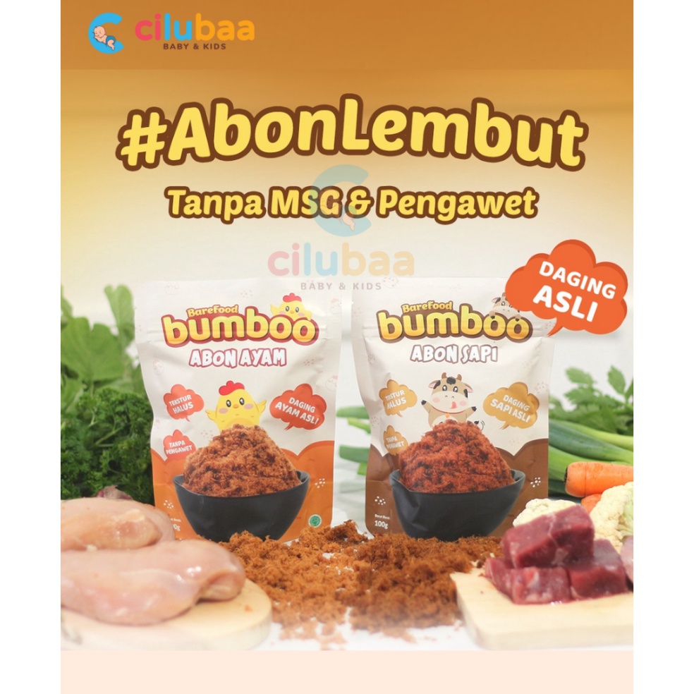 

➜ Bumboo Abon Asli - Tekstur Lembut - MPASI Si Kecil - Sumber Protein / Barefood bumboo Abon MPASI MSG Makanan Bayi Organik TInggi Protein 6545