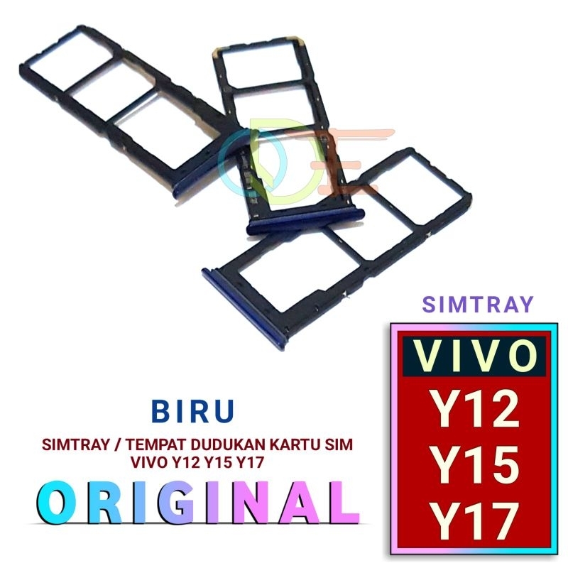 Simtray Simlock Slot Simcard Dudukan kartu Vivo Y12 Original