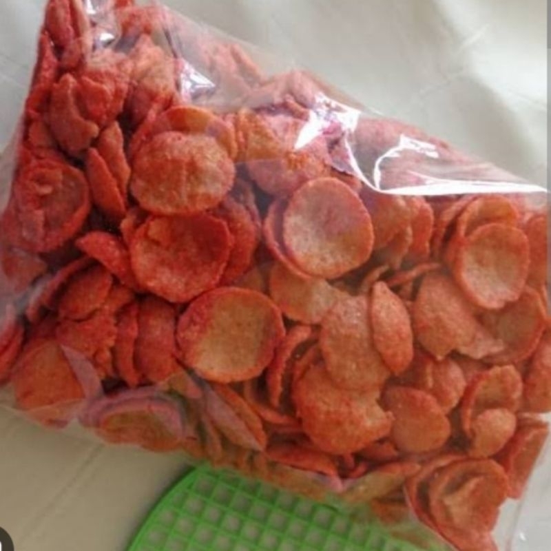 

Krupuk basreng pedas asin gurih 250gram