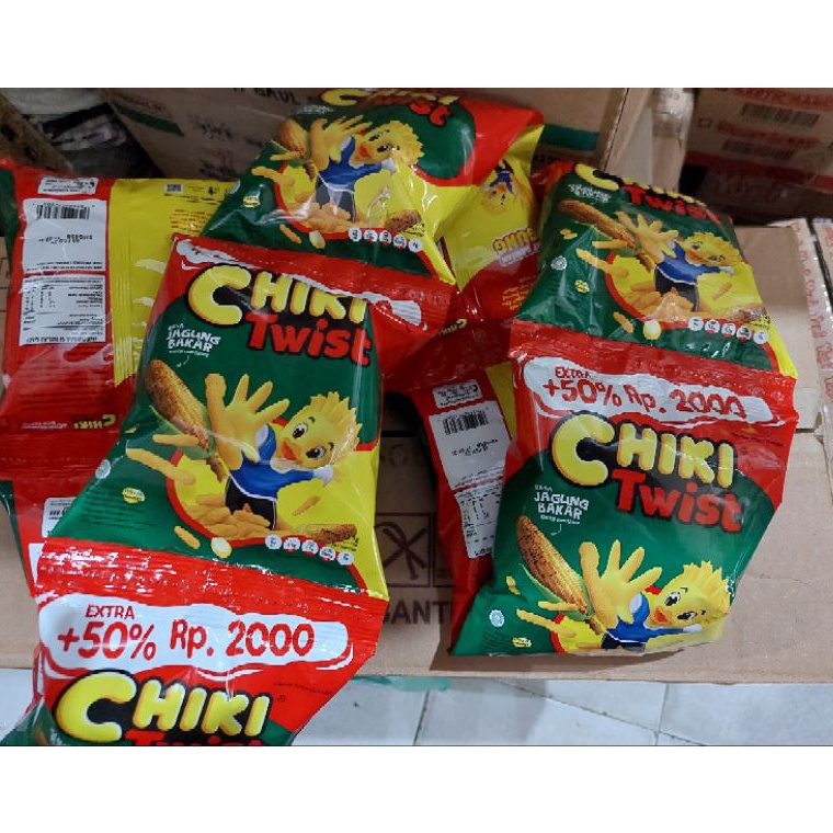 

[♥I47&] CHIKI TWIST BARU KEMASAN LEBIH BESAR pengganti cheetos 1 RENCENG ISI 10 New Product