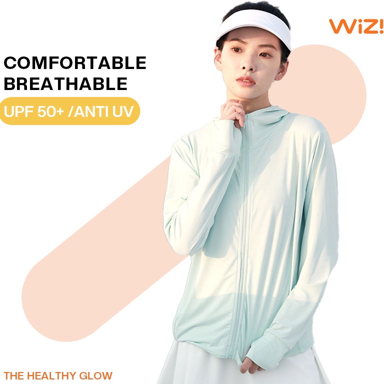 COD WiZi Pelindung Matahari Wanita Pakaian Jaket Anti Sinar Matahari Murah (⌒