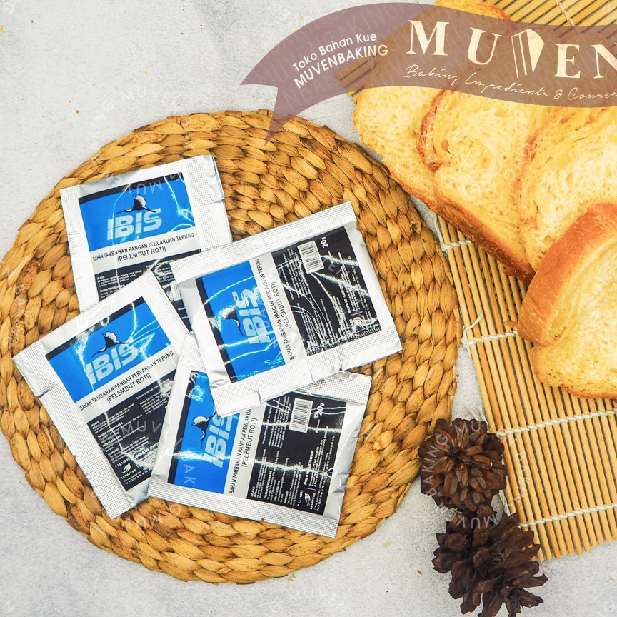 

St0k B4nyak PELEMBUT ROTI IBIS BLUE 4 x 20 Gr / ADONAN BAHAN ROTI SOFTENER [194]