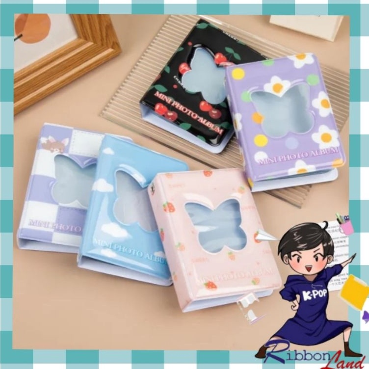 Promotion (40s) Kolbuk Album Photo PVC Bingkai Kupu-Kupu