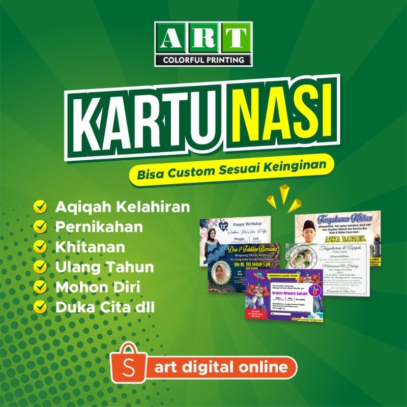 Kartu Nasi Karnas Kartu Ucapan