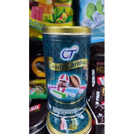 

Candy Carnival Assorted : MintZ dan Blaster, kemasan kaleng 107,5 gr