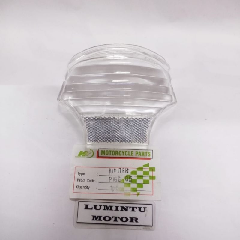 Kaca Mika Stop belakang kecil Jupiter z Old, mika putih