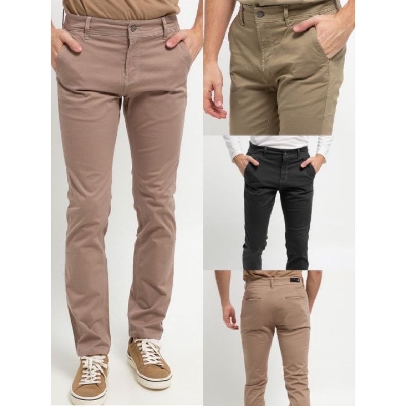 CELANA CHINOS LOIS ORIGINAL PRIA SLIM STRETCH MELAR SLS6008B SLS6008C SLS6008D SLS6008K