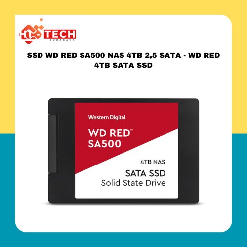SSD WD RED SA500 NAS 4TB 2,5 SATA - WD RED 4TB SATA SSD