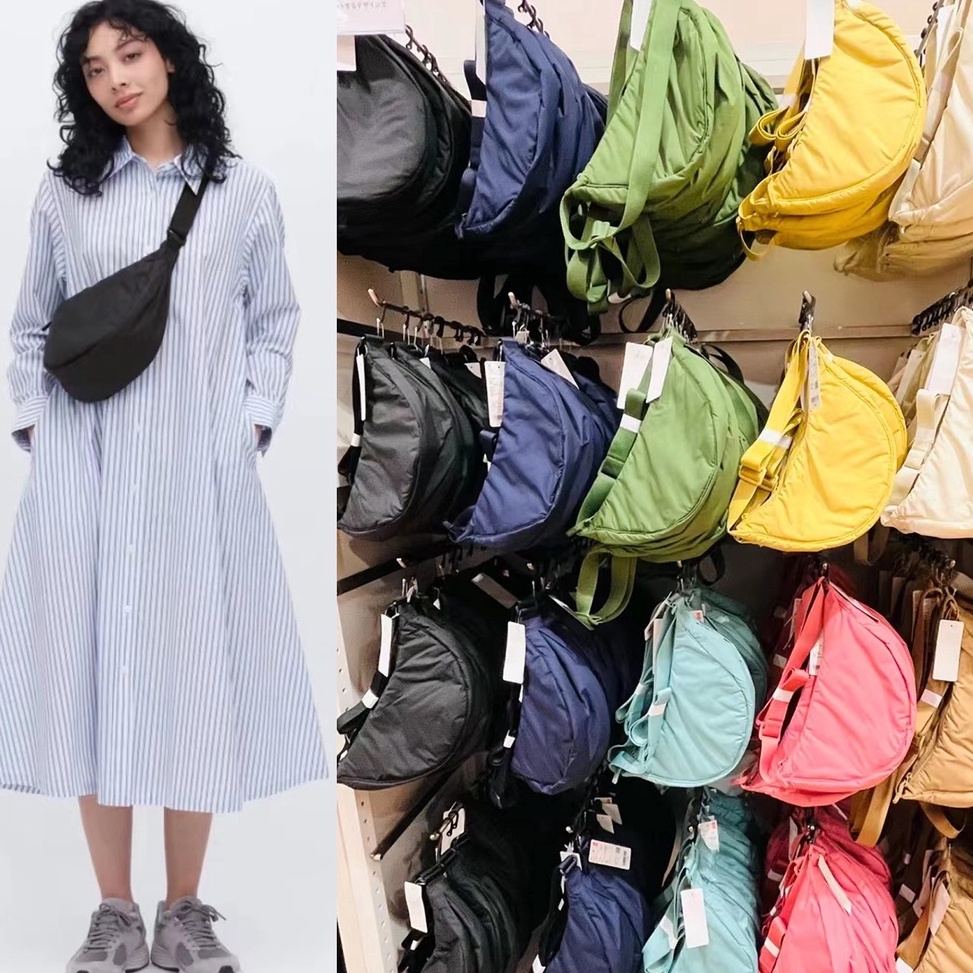 READY STOCK half Moon Waist Bag Tas Selempang Bahu Mini READY STOCK half Moon Waist Bag Tas Selempan