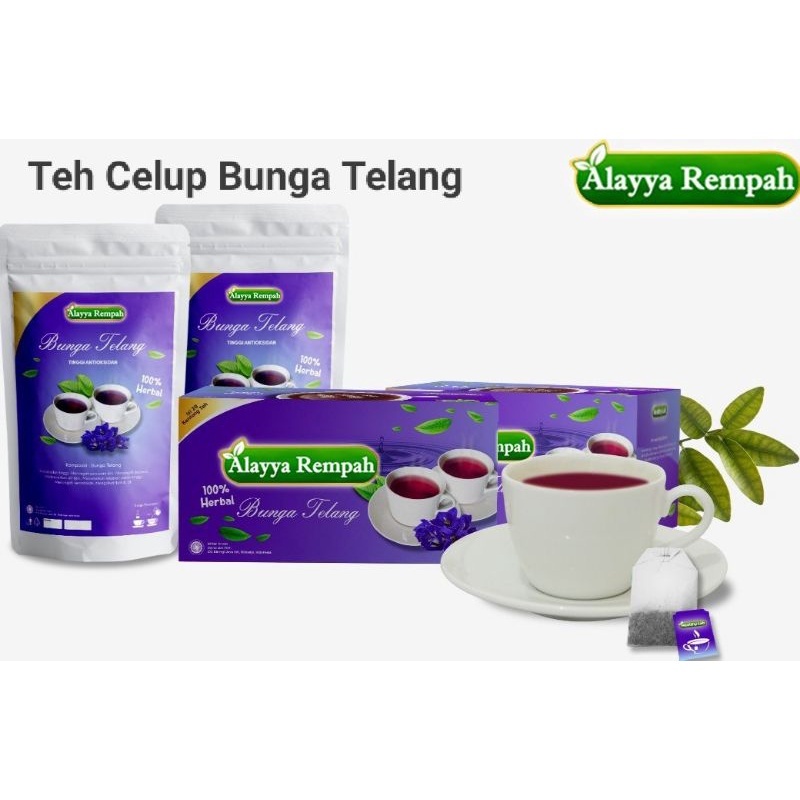 

Teh Bunga Telang, Mengobati Batuk,asma,mata