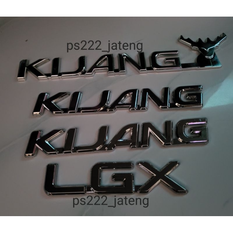 Emblem belakang kijang kapsul lgx / emblem lgx / emblem kepa kijang kapsul