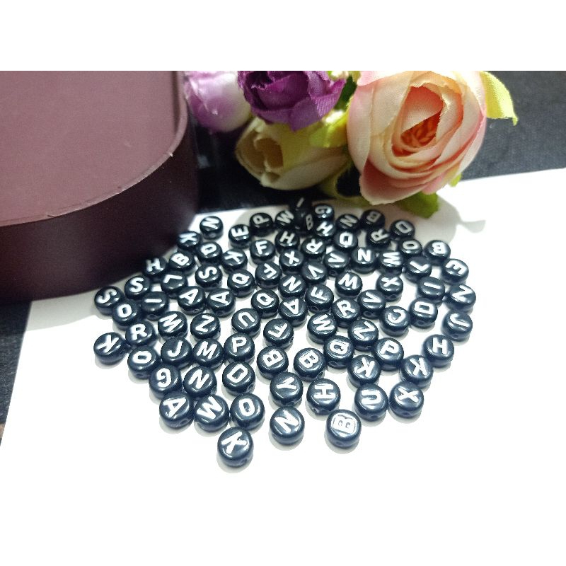 450 gr mote  huruf  A - z Mote bulat pipih