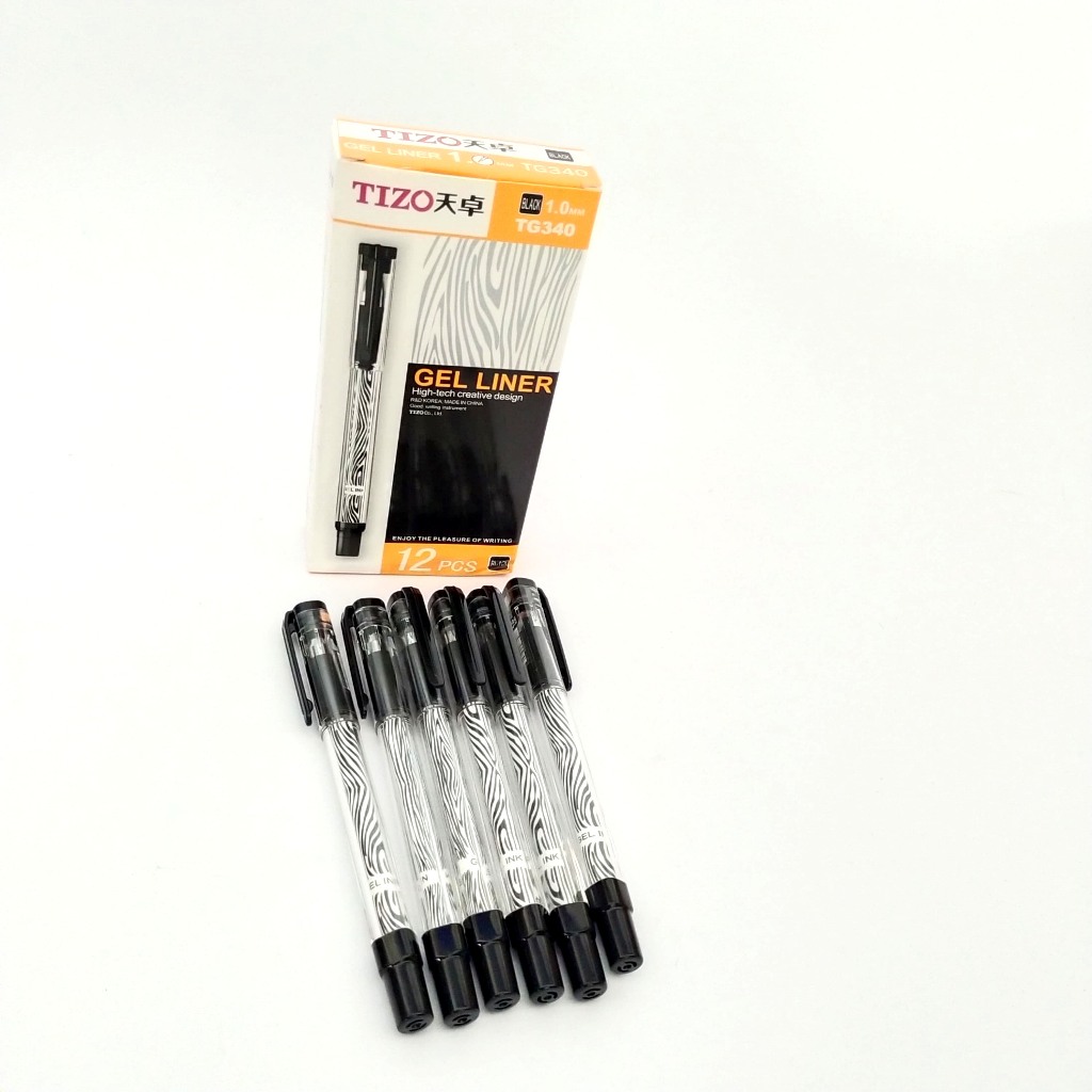 

Pulpen TIZO Gel Liner 1.0mm TG340 1 pack isi 12 pcs