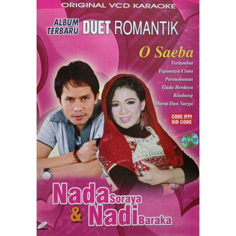 VCD Original Album Duet Romantik Nada Soraya & Nadi Baraka