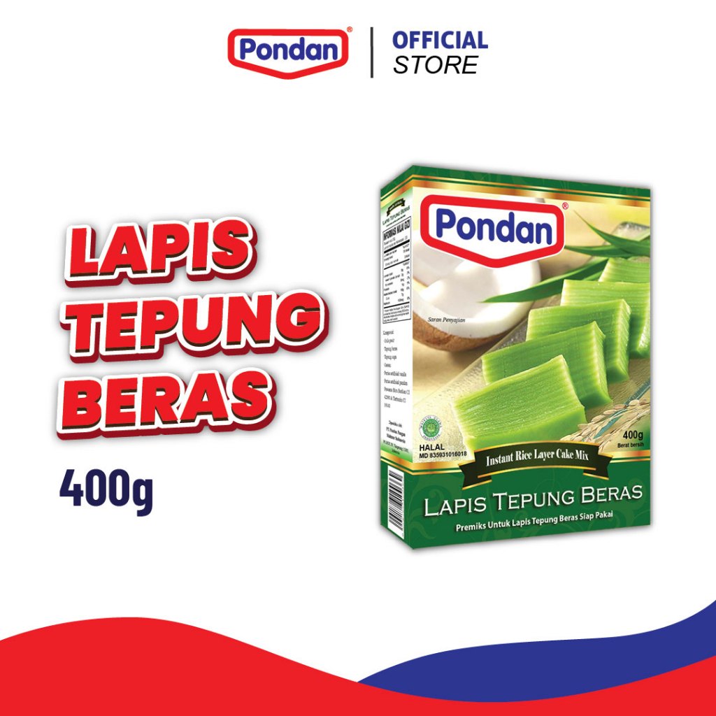 

Pondan Lapis Tepung Beras 400g