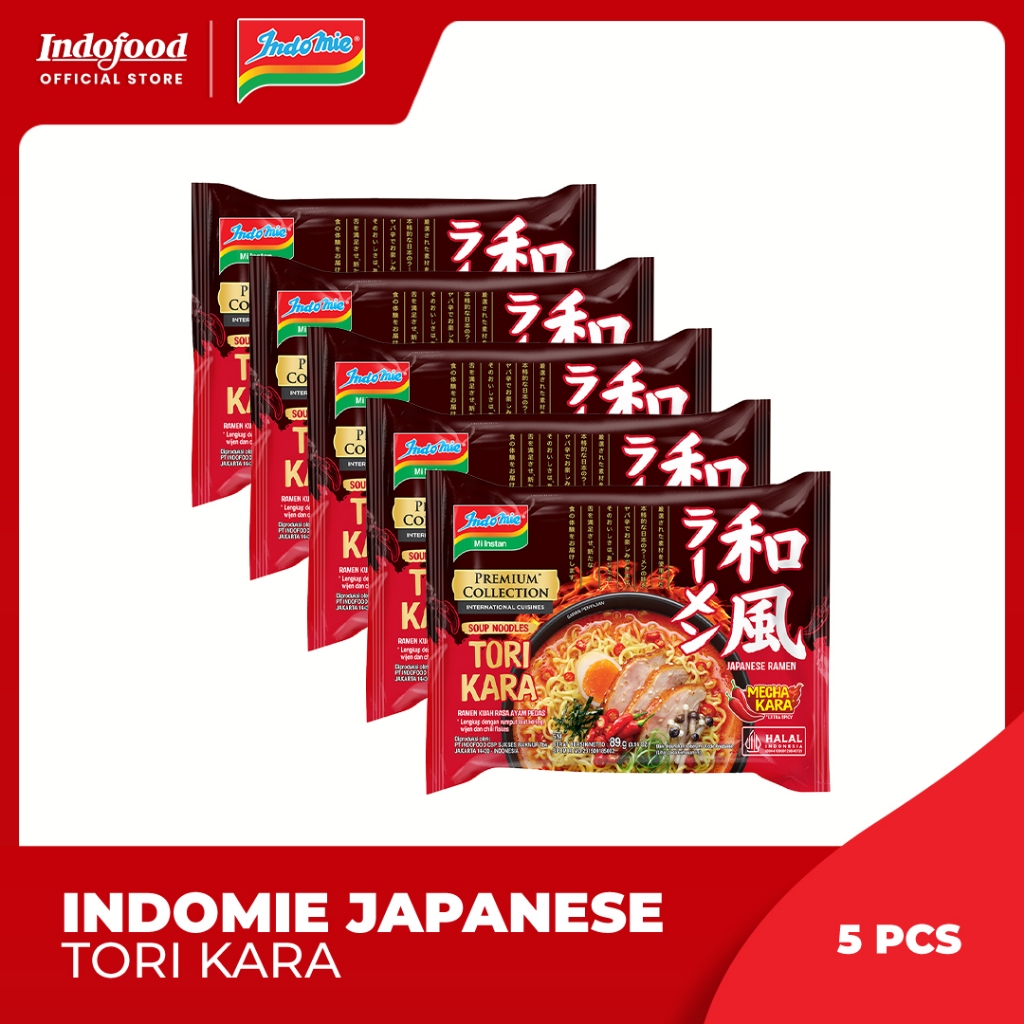 

5 PCS - Indomie Tori Kara Ramen 89 Gr