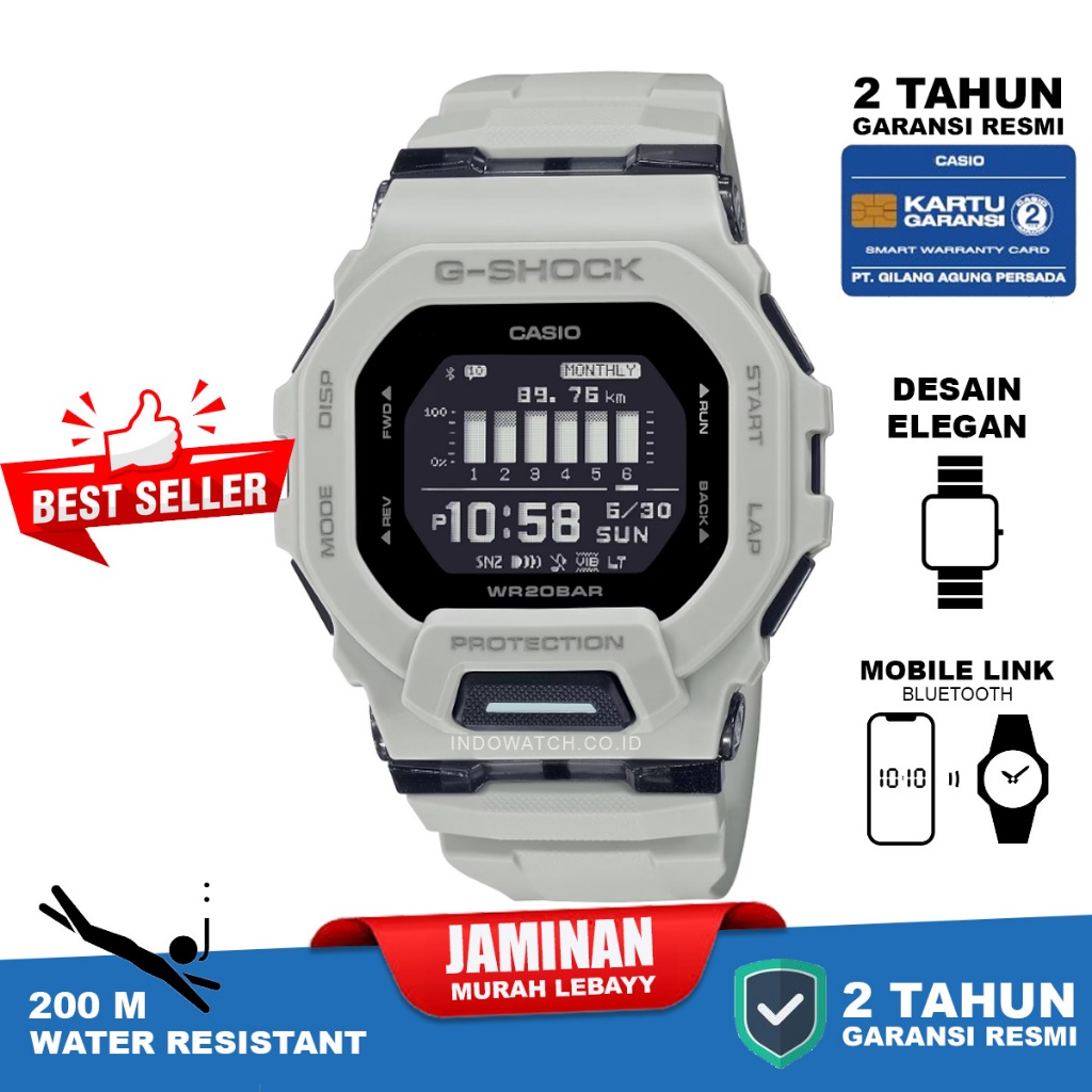 Casio G-Shock GBD-200UU-9D gshock g shock gbd200 gbd 200 original garansi resmi