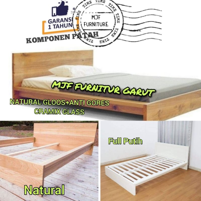 Tempat tidur kayu/Ranjang kayu minimalis/Tempat tidur minimalis/Ranjang jepang/Ranjang lesehan/Ranja