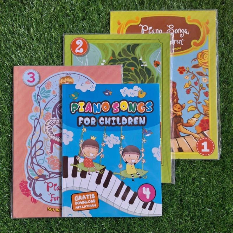 Buku Piano Songs for Childrens - Not Balok & Not Angka