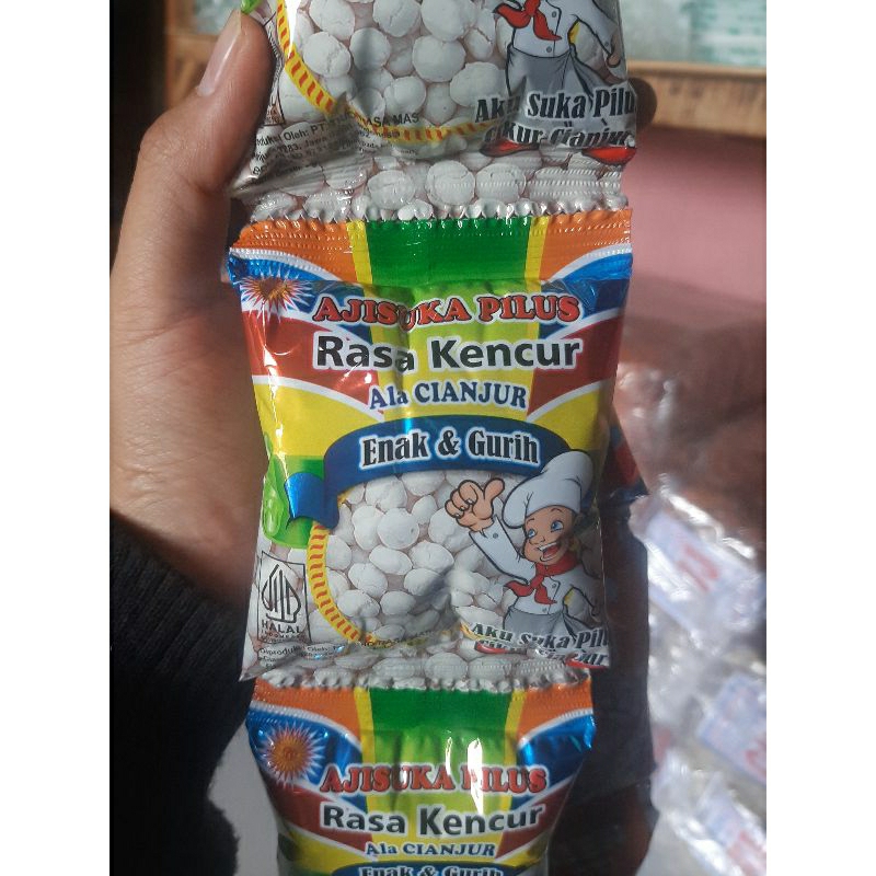 (10 PCS) AJISUKA PILUS CIKUR PILUS RASA KENCUR ALA CIANJUR 8 GRAM