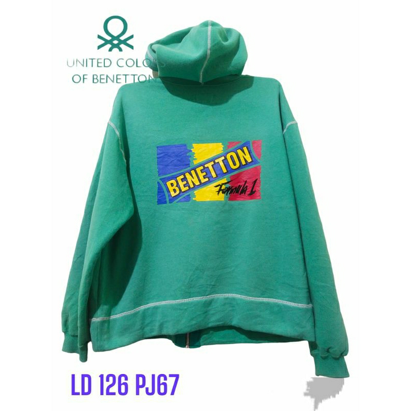 Benetton Formula 1 jaket hoodie vintage