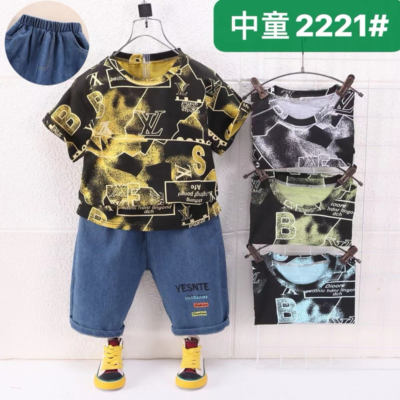 set jeans anak cowok junior/setelan jeans anak cowok