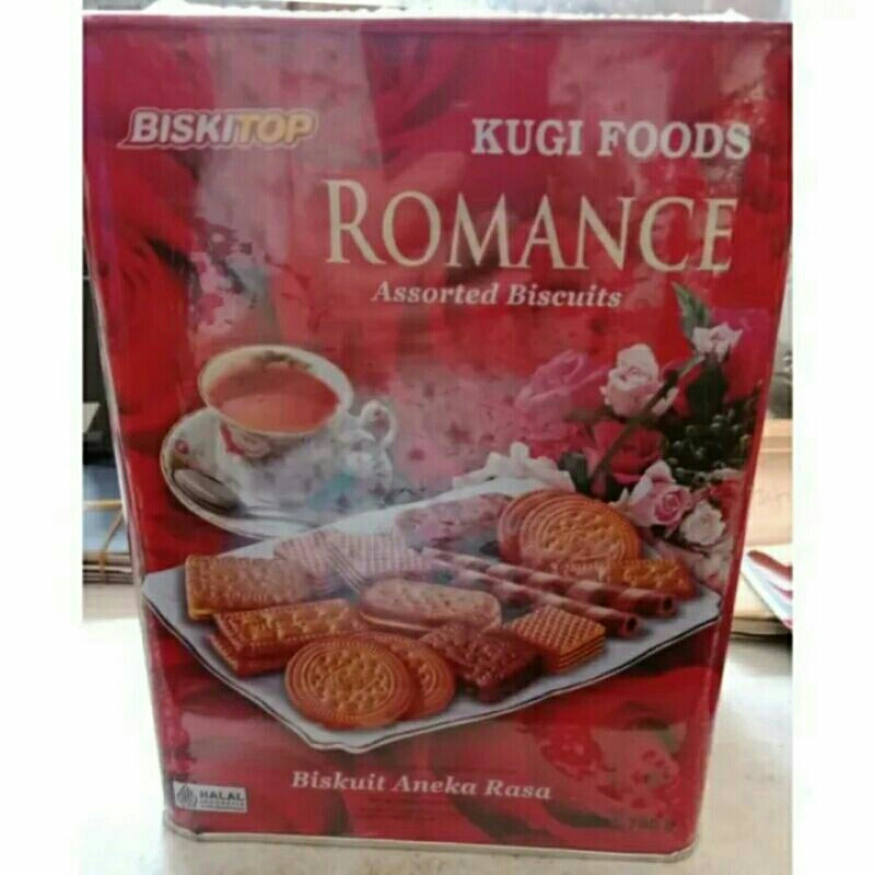 

biskitop romance kaleng persegi 700gr