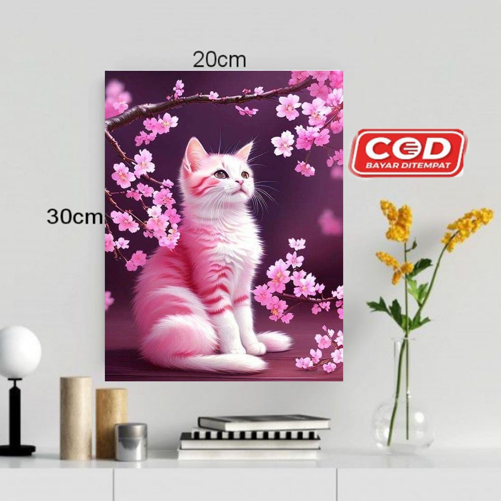 HIASAN DINDING TEMA GAMBAR KUCING/POSTER KAYU GAMBAR KUCING/POSTER GAMBAR KUCING/WALLDECOR