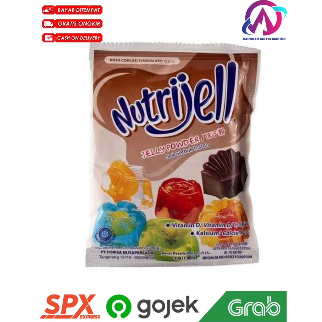 

NUTRIJELL RASA CHOCOLATE 30 GR COKLAT Kirim Instan Grosir BAM Pasar Online Murah Padang