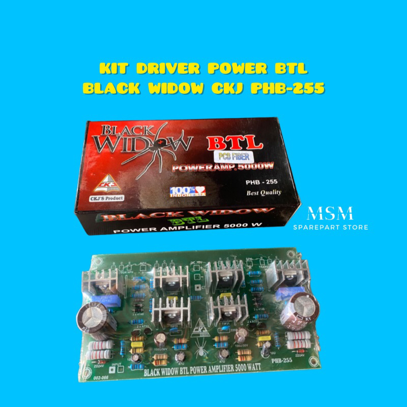 KIT DRIVER POWER BTL  BLACK WIDOW CKJ PHB-255