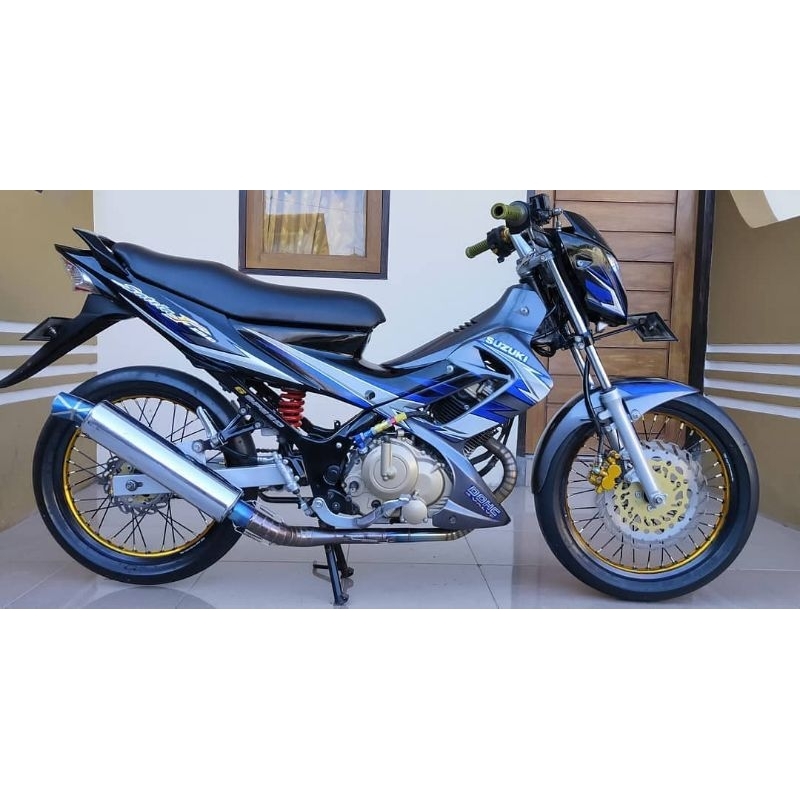 STRIPING STICKER LIS STANDAR ORI SATRIA FU 150 LAMA BARONG 2009