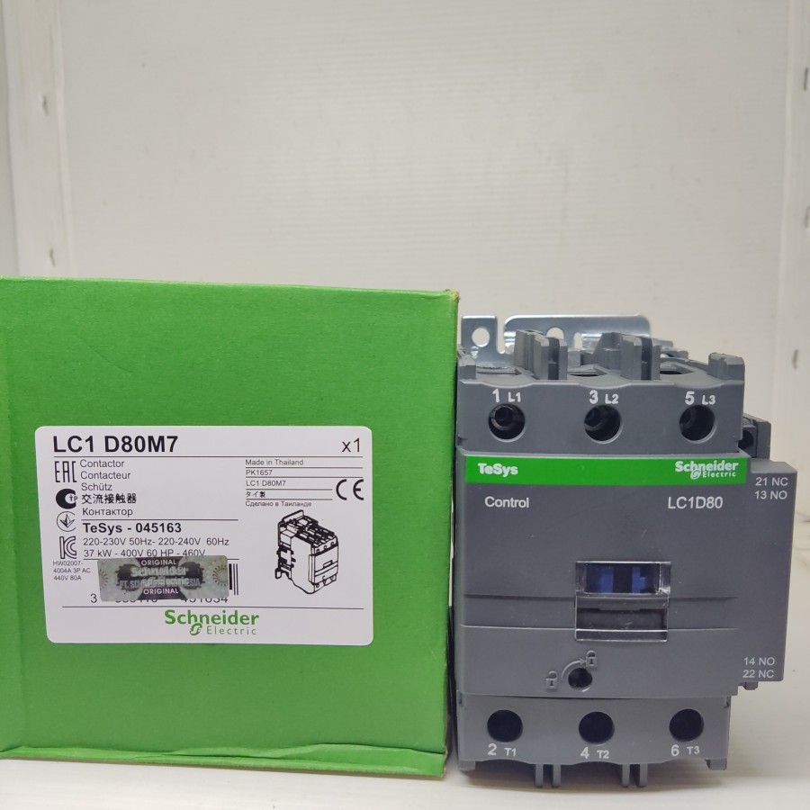 Kontaktor Schneider Elektrik LC1D80 Contactor LC1D80M7 LCID80 LCID80M7 LCID-80M7 LCID 80M7