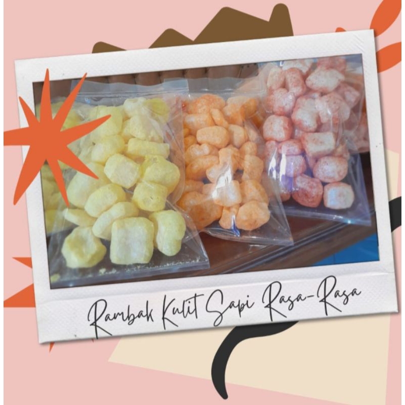 

RAMBAK KULIT SAPI,RAMBAK KULIT SAPI VARIAN RASA,RAMBAK KULIT SAPI BALADO,