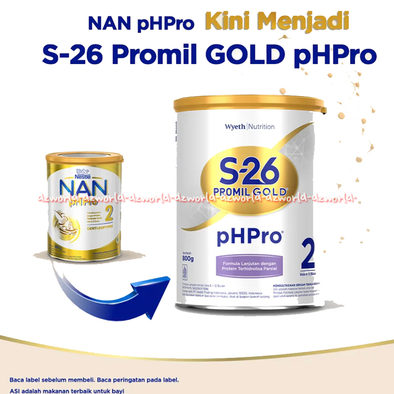 S-26 Promil Gold PHPRO 2 800gr Susu S26 Nan PH Pro 2 Untuk Usia 6-12Bulan Kaleng Promilgold Ph Pro D