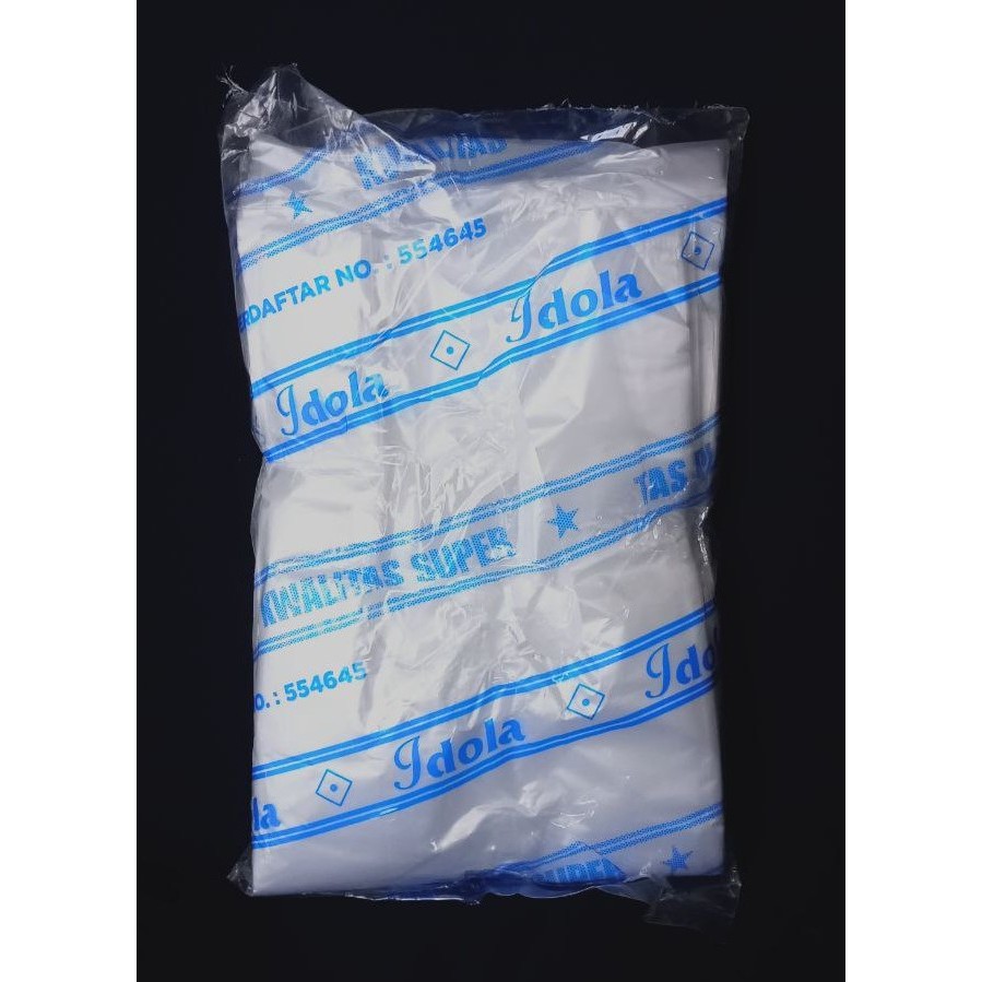 Kresek gelas / Kresek Idola Biru