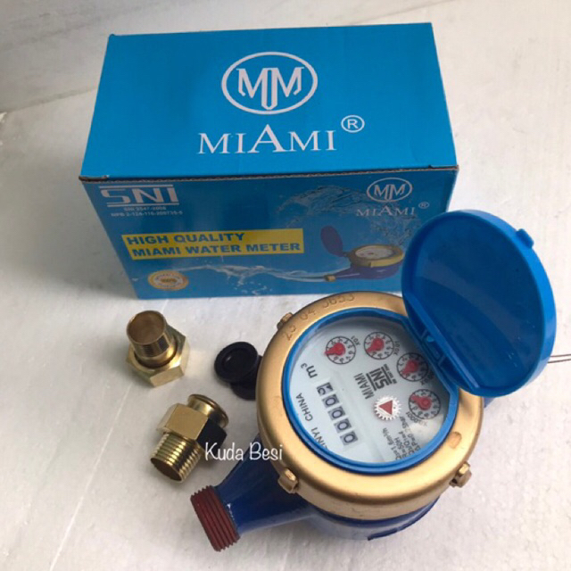 MIAMI Water Meter / Meteran Air Besi SNI