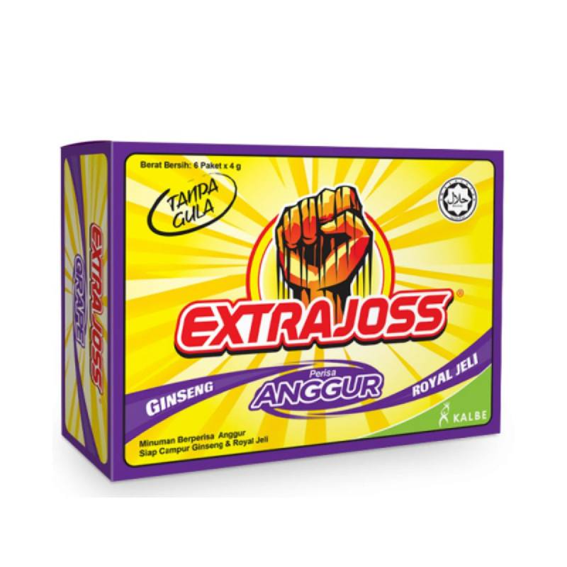 

EXTRAJOSS GO rasa anggur 24 gram (6 sachet @4 gram)