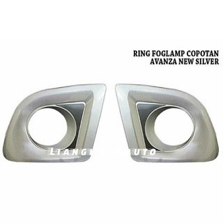 COVER RING FOGLAMP AVANZA LAMA VVTI 2010 SILVER