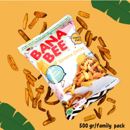 

BANABEE Pisang Stick Family pack 500 gram