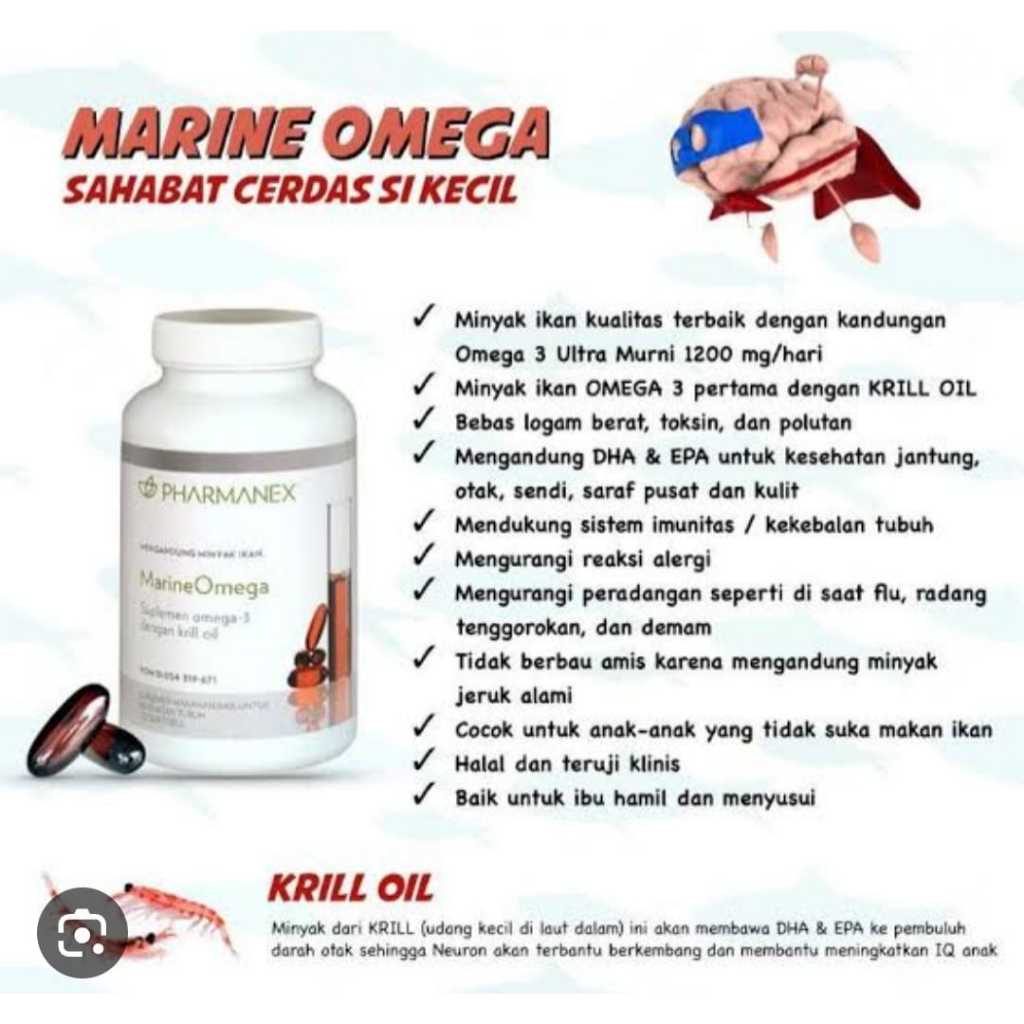 marine omega krill oil original 120 capsule