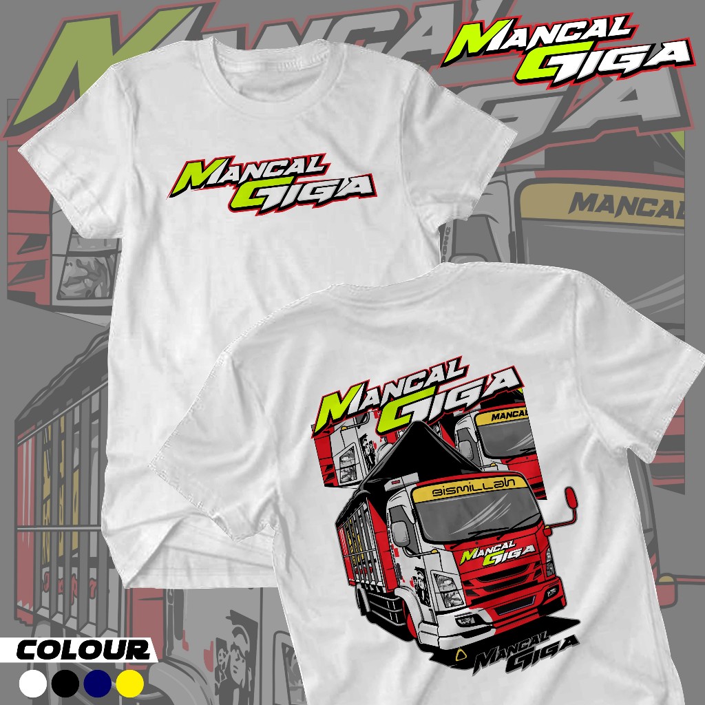 Kaos Truck Giga - Baju Truck Mancal Giga Baju Driver Truck Indonesia