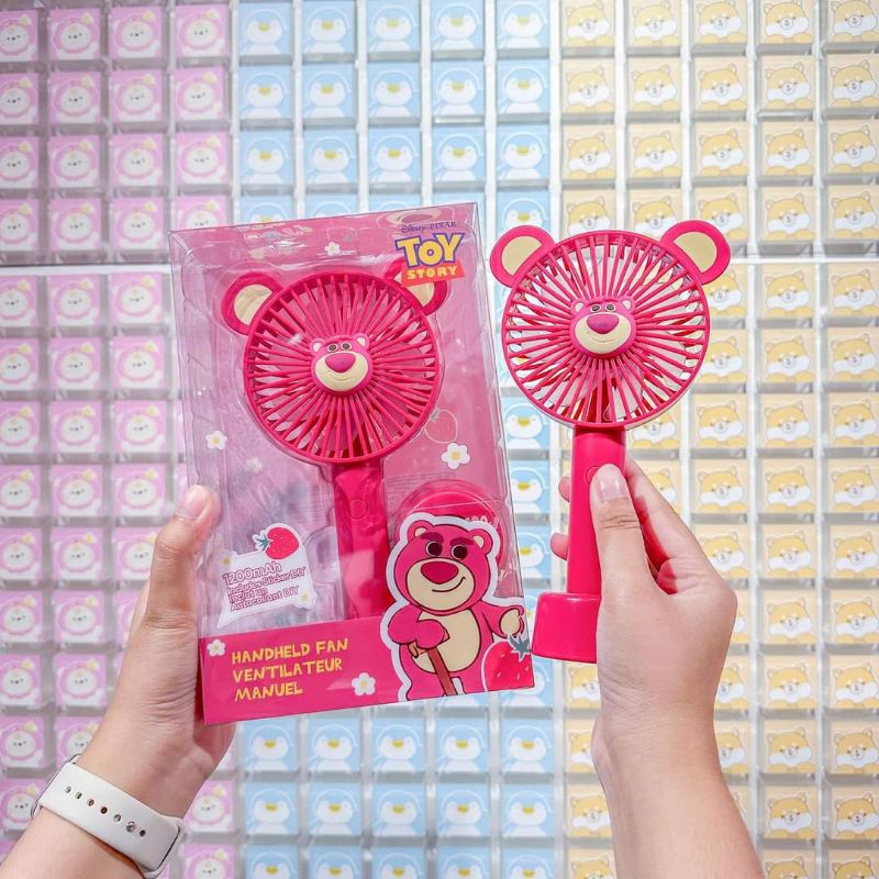 MINISO foldable fan Lotso kipas angin Lotso
