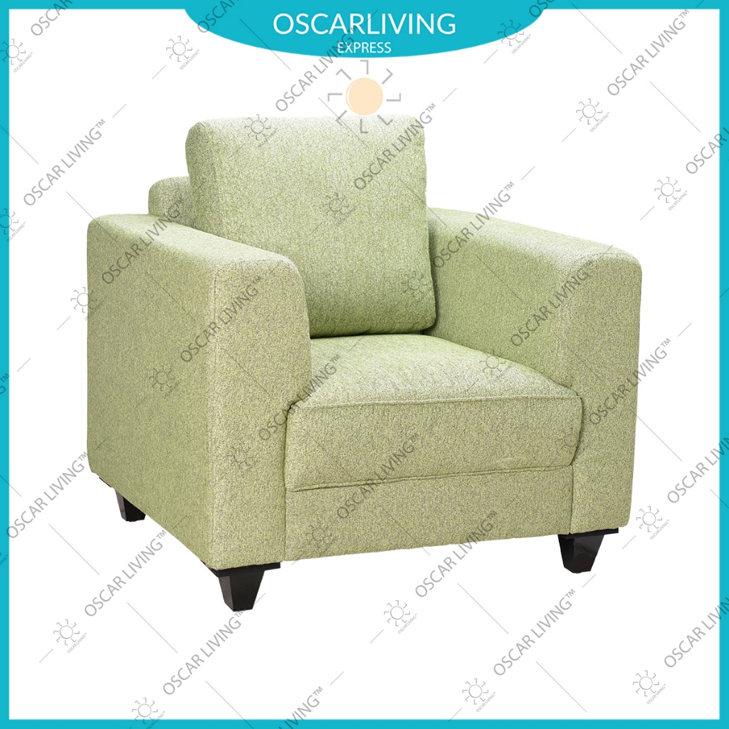 Sofa Tamu/Sofa Minimalis 1 Seater Velma Hijau - Khusus Jabodetabek