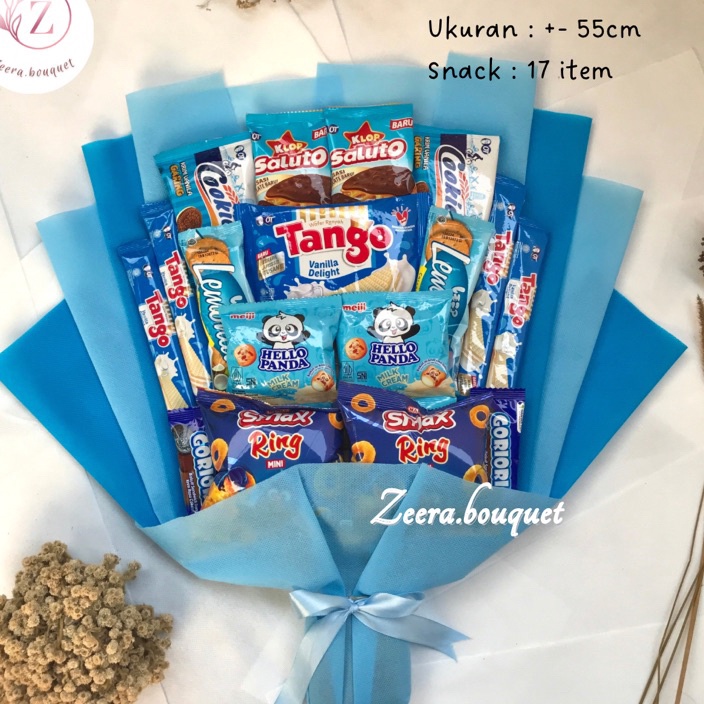 

Kode VWY738 (B12) Buket snack/bucket snack/snack bouquet [INCLUDE packing + kartu ucapan]