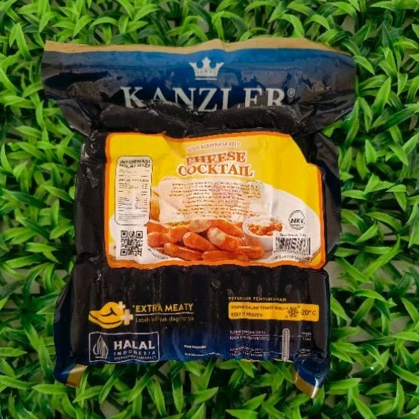 

Kanzler Sosis Cheese Cocktail - Berat 500 Gr