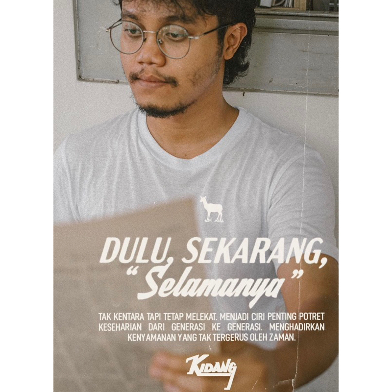 KAOS DALAM LEGEND MEREK KIDANG SEJAK 1956 100% KATUN