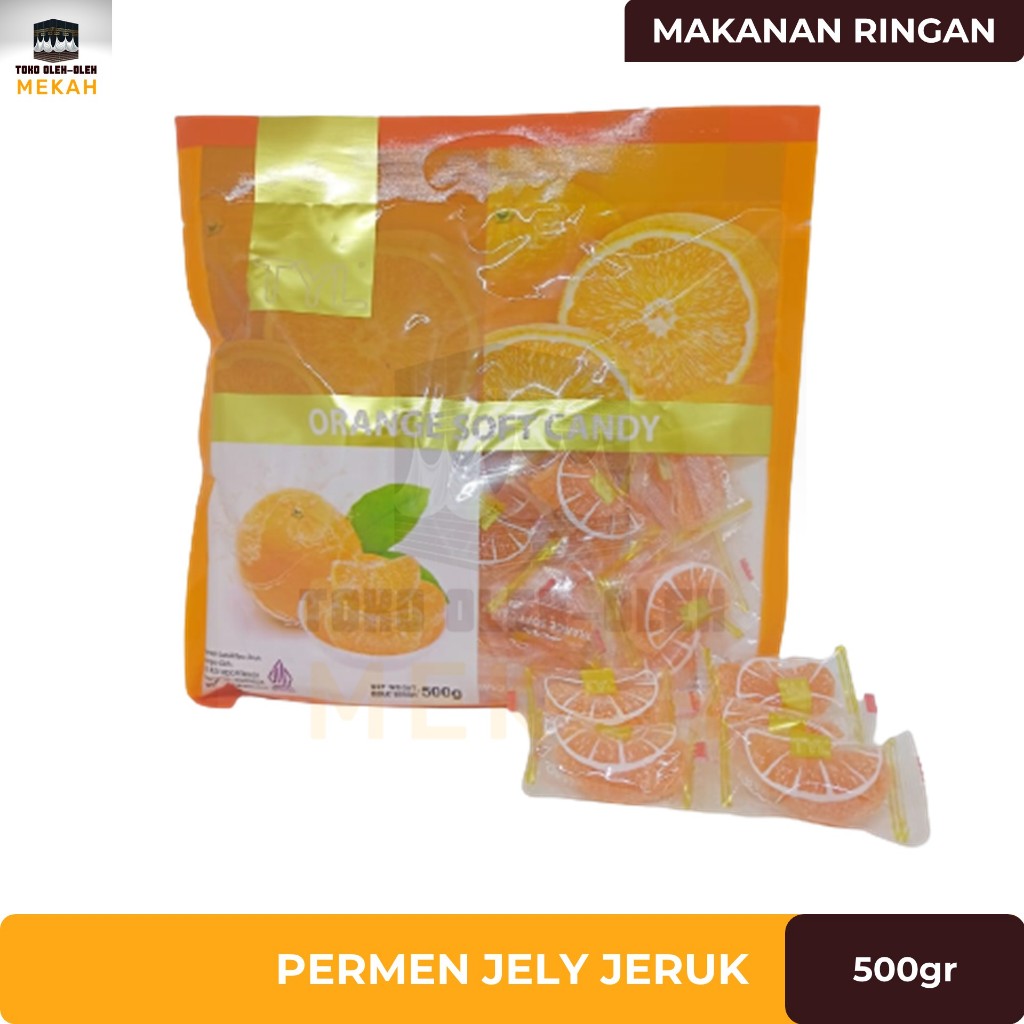 

TYL Permen Jelly Jeruk -500gr-Orange Soft Candy