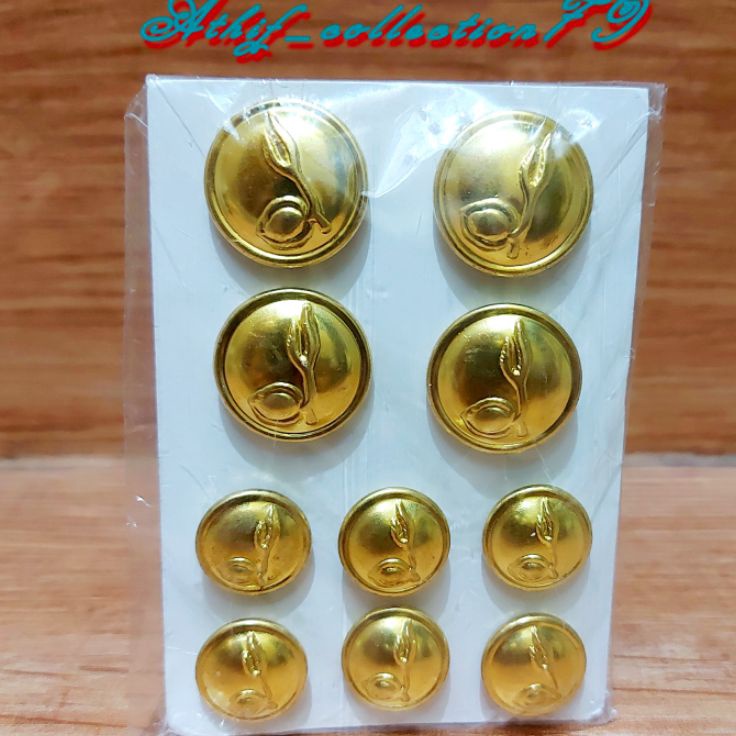 ➵➭✬ Kancing PDU PRAMUKA Murah Kancing PDU Pramuka Satu Set