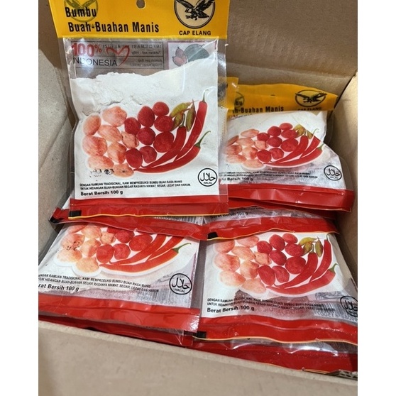 

Ready Bumbu / garam buah cap elang ORIGINAL 100% (BUNGKUS) 100gr