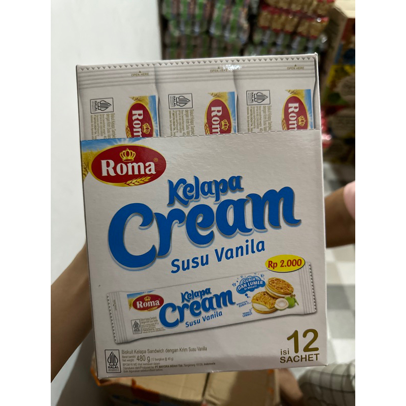 

ROMA KELAPA CREAM VANILA BOX